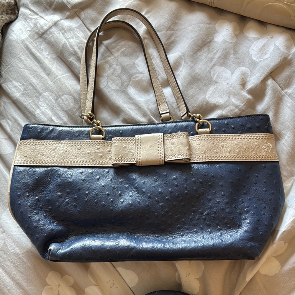 Kate spade Navy Tan Purse